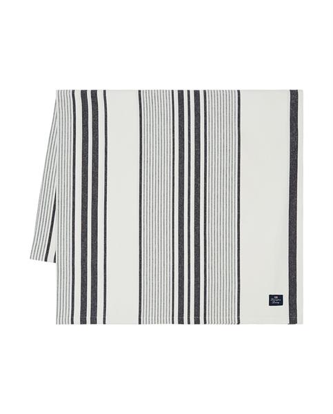 Lexington Striped Tablecloth, White