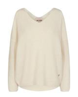 Mos Mosh Thora V-Neck Knit, Ecru