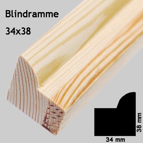 Blindramme 34x38 mm