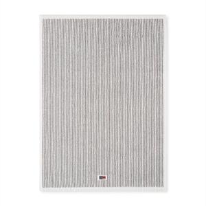 Lexington Original Towel, White/Gray Stripe, 70 x 130 cm.