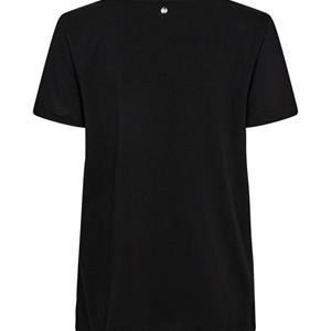 Mos Mosh Jodi V-SS Sequin Tee, Black