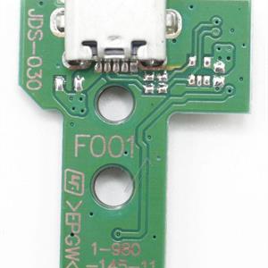 JDS-030 MICRO-USB KONTAKT MED PRINT TIL PS4 CONTR.