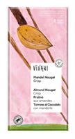 Suklaalevy Vivani manteli nougat 38 %, vegaaninen 80 g, luomu