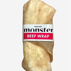 Monster Raw Beef Wrap Medium