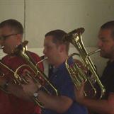 Playing "Ragtime for Horns" at Nairobi Central