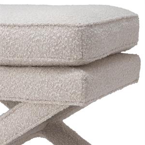 Eichholtz Ottoman Cordoba, Boucle Cream