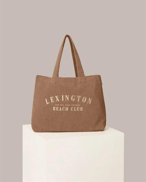 Lexington Manhattan Terry Beach Tote Bag, Beige