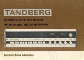 Brukermanual til TR1000 og TR1010, PDF Engelsk 23s