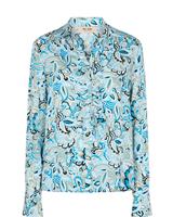 Mos Mosh Leta Viva LS Shirt, Blue Aster