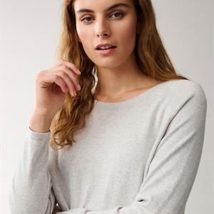 Lexington Lea Sweater, Light Grey Melange