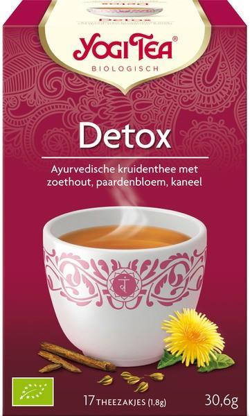 Yogi tee Detox 17 pussia, luomu - Mäkelän Luomutila