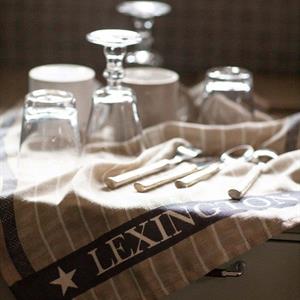 Lexington Organic Cotton/Linen Jacquard Kitchen Towel