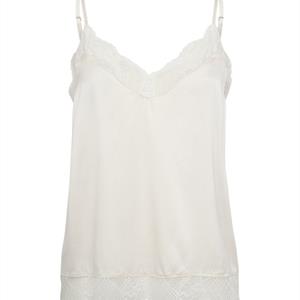 Mos Mosh Ditte Silk Lace Singlet, Ecru