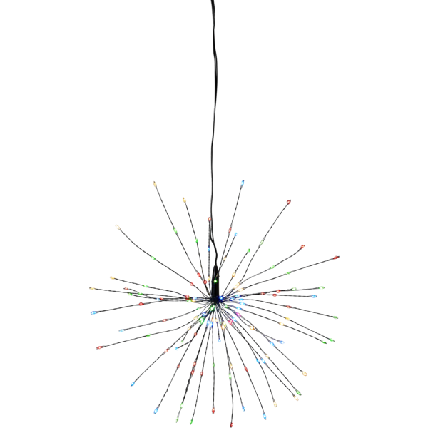 Dekoration Firework hängande multifärgad Star Tr.