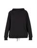 Blue Albany Quilt Hooded Sweat, Black