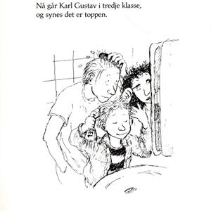 Karl Gustavs skjebne og eventyr i barneskolen, 3.klasse