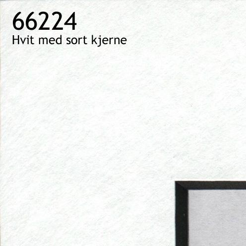 66224 hvit med sort kjerne