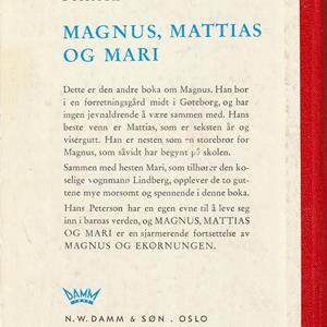 Magnus, Mattias og Mari, 1960