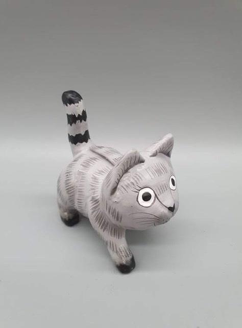 Liten grå katt