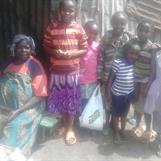 Grandma, Faith and her younger brother and sister + 3 sisters Chenja