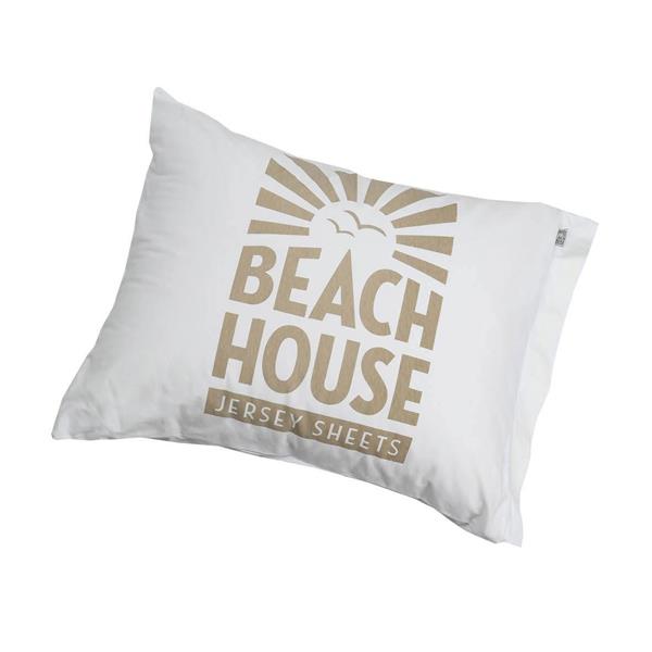 Beach House Pillowcase, Logo