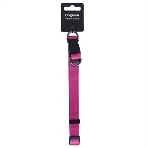 Dogman halsband rosa 20mmx35-60cm