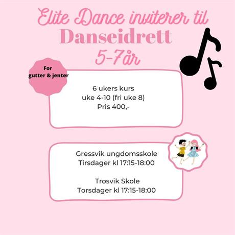 NYHET: DANSEIDRETT 5-7ÅR