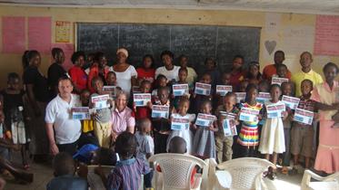 Sponsored students and some of their parents