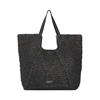 Day City Straw Shoulder, Black