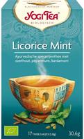 Yogi tee lakritsa minttu 17 pussia, luomu