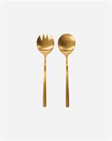 House Doctor Salad servers, HDGolden, Golden