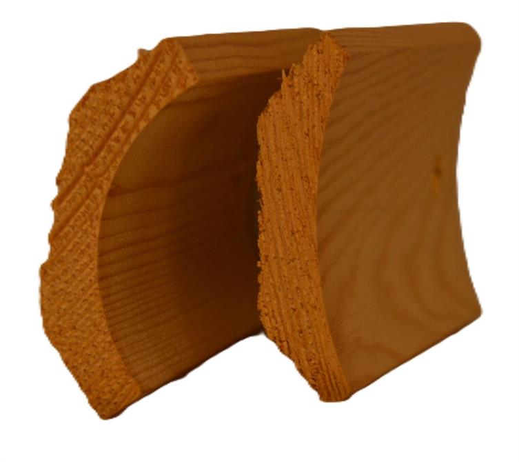 Hålkälslist 70 mm olika radie