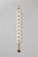 Bow19 Details Big Chain Bracelet, Off White