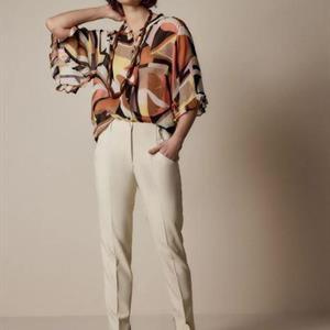 Summum Woman Trousers High Waist Soft Foam, Oatmeal