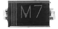 M7 diode 1000V 1A  SMD