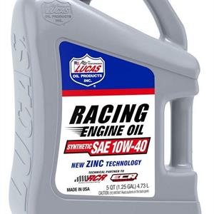 Synthetic SAE 10W-40 Racing Motor Oil 5 Quart