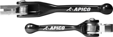 Apico Flexi Lever Kaw KX250F/450F 04-12, Yam YZ125/250 01-07, YZ250F 01-06 Black