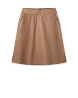 Mos Mosh Appiah Leather Skirt, Cinnamon Swirl