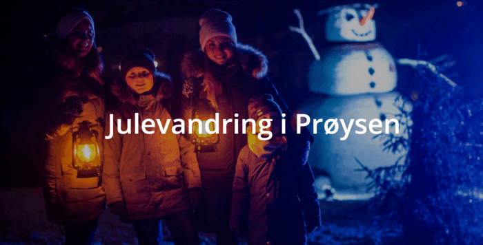 Tilbud om dugnadsarbeid i forbindelse med "Julevandring" i Prøysen 