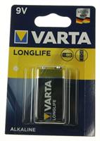 BATTERI 9V, 6LR61, VARTA, Alkaline E