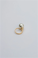 Bow19 Details Pearl Ring Gold