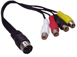 5POL-DIN HAN - 4 X PHONO HUN 0,2M