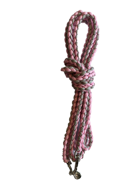 5m bånd lys rosa/grå (medium)