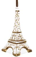 Shishi Glass Eiffel tower gold-silver 17cm