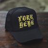 FORK YEAH BLACK TRUCKER HAT