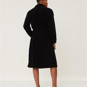 Lexington Lesley Polyester Fleece Robe, Black