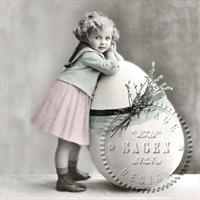 Sagen Vintage Serv Easter girl