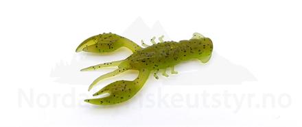 JumboCraw 5cm lysgrønn-glitter/10stk