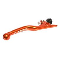 Apico Brake Lever Elite Forged KTM/Hva SX/TC/MC50 24-25, SX/MC65/85 14-25 Orange