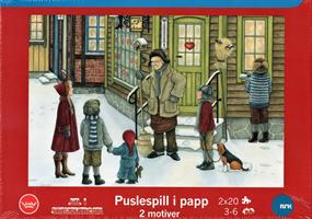 Jul i Skomakergata - 2 puslespill